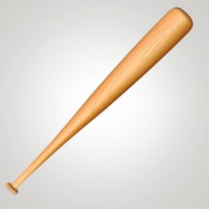 Baseball Bat Peach Orange