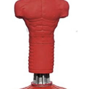 Red rubber human dummy for marshal arts practice