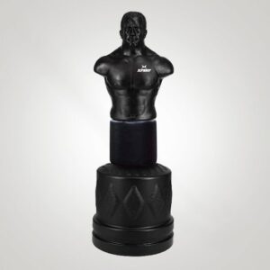 Black rubber human dummy for mma boxing Maui Thai practice