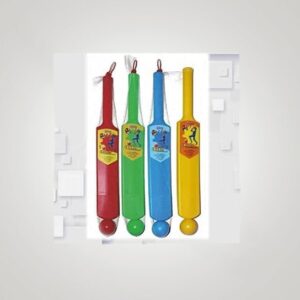 Kids plastic cricket ball and bats 4in quantity