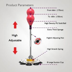 Standing speed ball for boxing practice