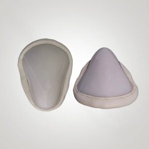 Single pair of cricket safety abdominal pad